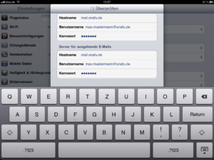 Email auf iPad einrichten 7