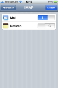 Mail auf dem iPhone einrichten 8