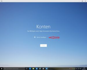 Windows 10 Mail einrichten 1