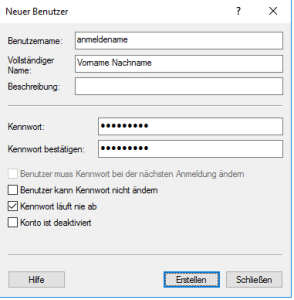 Windows Server Benutzer anlegen 3