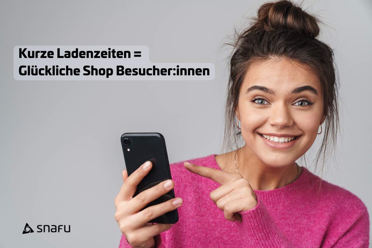 kurze Ladezeiten mehr Shop Besucher Bild