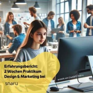 Marketing Praktikum bei snafu