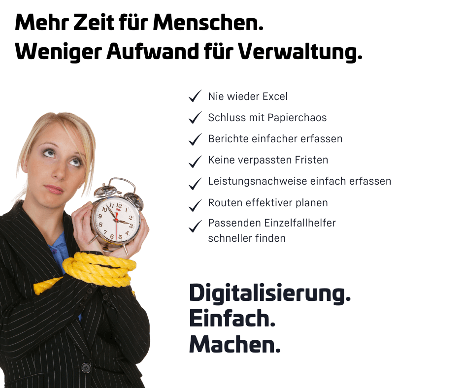 Digitalisierung Sozialer Träger - Mehr Zeit für Menschen
